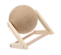 GREENADSCAPE Natural Sisal Scratcher Toy for Cats Interactive Climbing and Scratching User-friendly Solid Material for Indoor and Exercise