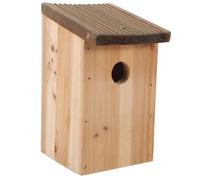GREENADSCAPE Outdoor Wooden Bird Box Bird Nests for Outdoor Bird House Nest Bird House for Parakeet Safe Nesting Environment