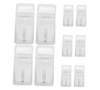 GREENADSCAPE Pack Acrylic Latch Buckles Sturdy Mini Hinge Locks for Boxes Hinges Jewelry Pet Doors Modern