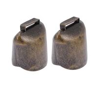 GREENADSCAPE Pcs Cow Bells Metal Open Bell Farm Animal Noisy Pendants for Pasture Lightweight Compact Design for Horses Sheep Cows