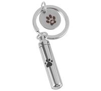 GREENADSCAPE Pet Ashes Urn Keychain Memorial Keepsake Jewelry for Dogs Cats Pendant for Pet Owners to Honor Memories