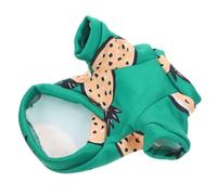 GREENADSCAPE Printed Dog Clothes Cute Cartoon Pattern Puppy Warm Outfit for Daily Walking Running Hiking Eye-catching Pineapple and Cats