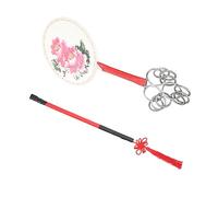 GREENADSCAPE Professional Sheepskin Hand Drum Jingxi Style Percussion Instrument with Carry Bag for Dance and Performance Durable Construction with Traditional Flair