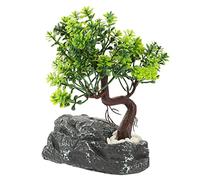 GREENADSCAPE Reptile Hiding Place Cave Decorative Shelter for Turtles Snakes and Lizards Naturalistic Hideout for Reptile Tanks for Creating Dark Atmosphere