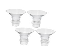 GREENADSCAPE Silicone Flange Inserts 4 Pack Small Size Flange Inserts for Replacement 17mm Diameter Comfortable for Wearable Pumps