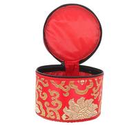 GREENADSCAPE Tibetan Singing Bowl Buddhist Sound Bowl Bag Case Holder for Meditation Double Use Mat Random Color