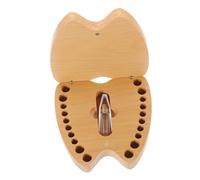 GREENADSCAPE Tooth Keepsake Box Wooden Lost Tooth Organizer for Boy Girl Premium Quality for Boys and Girls Memorable Childhood Memory Holder