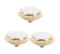 GREENADSCAPE Trombone Accessories Trumpet Valve Caps Kit Musical Instrument Parts Replacement Button for Trumpet