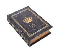 GREENADSCAPE Vintage Faux Book Decorative Storage Box European Style Jewelry Packaging for Bookshelves Study Rooms Living Spaces Unique Design Fine Craftsmanship