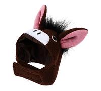 GREENADSCAPE Warm Donkey Ear Hat for Small Pets Cute Headwear for Guinea Pigs Hamsters and Comfortable Cotton Material for Party Dress-up and Pet Events