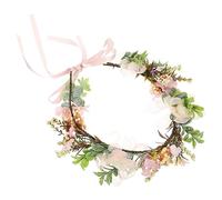 GREENADSCAPE Wedding Artificial Dog Flower Wreath Multi-purpose Floral Collar for Puppies