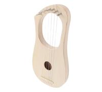 GREENADSCAPE Wooden Lyre Harp Kit Diy Harp Strings Set Musical Instrument for Kids Adults