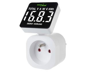 GreenBlue Energy Meter, Wattmeter, 16A, max. 3680W, sub-Memory, GB620 E