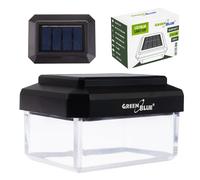 GreenBlue GB125 WW Solar LED Post Cap 60x40mm 3200K Warm White Black