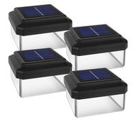 GreenBlue GB128 Solar Post Cap LED 100x100mm, 4-Pack, 4000K Neutral White, 8 lm