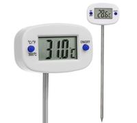 GreenBlue GB382 Electronic Food Thermometer/Probe, Meat Thermometer, Probe Length 15cm, Temperature Range -50°C to +300°C, Accuracy 0.1°C, Digital Display