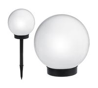 Green Blue Solar LED Light Garden Freestanding Lamp Ball Round White Multicolor (White 1 pcs - 20cm)