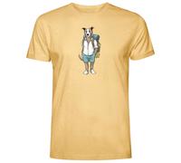 GreenBomb - Animal Dog Traveller Roll T-Shirt - T-shirt size XL, sand