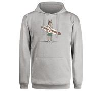 GreenBomb - Animal Donkey Surf Joy Hoodie - Hoodie size M, grey