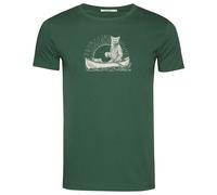 GreenBomb - Bear Canoe Guide T-Shirt - T-shirt size S, green