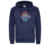 GreenBomb - Mountain Stripes Trek Hoodie - Hoodie size XXL, blue