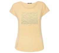 GreenBomb - Women's Animal Seagull Waves Cool - T-Shirts - T-shirt size S, sand