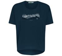 GreenBomb - Women's Nature Forest Walk Feel T-Shirt - T-shirt size M, blue