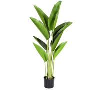 GreenBrokers Artificial 120Cm Real Touch Bird Of Paradise Tree In Pot