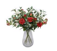 GreenBrokers Artificial Flowers for Life - Red Roses Mix