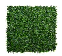 GreenBrokers Artificial Green Wall Hedge With Dark Ivy Leaf Foliage (Pack Of 4) - Uv Stable Vertical Garden
