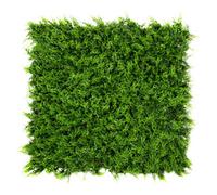 GreenBrokers Artificial Green Wall Hedge With Small Leaf Foliage (Pack Of 4) -Uv Stable Vertical Garden