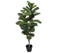 Greenbrokers Artificial Real Touch Fiddleleaf Tree X 46 Leaves 125Cm