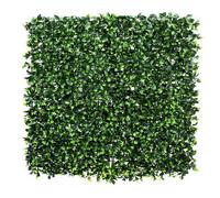 Greenbrokers Green Artificial Wall Hedge With Light/dark Leaf Foliage (Pack Of 4) -Uv Stable Vertical Garden, 50Cm