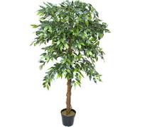 Greenbrokers Premium Artificial Ficus Weeping Fig Tree 140 Cm/ 4'5Ft Potted Plant