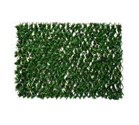 Greenbrokers Trellis Artificial Expanding Willow Fence With Green Leaf Foliage (1M X 2M) -Uv Stable