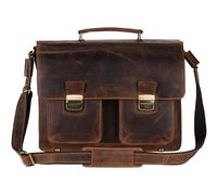Greenburry Vintage briefcase leather 40 cm brown