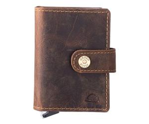 Greenburry Card case Vintage Original RFID Card Slider Brown