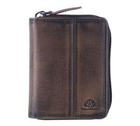 Greenburry Destressed Card Case RFID Deep Red Dark red