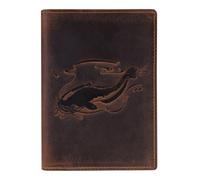Greenburry id case Vintage Document Holder 4tlg. Catfish Brown