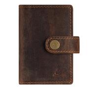 Greenburry Leather Card case Vintage Card Slider Brown