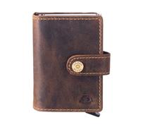 Greenburry Leather Card case Vintage Cardholder Brown