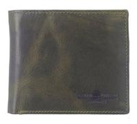 Greenburry Leather Purse Newport Wallet British Green Olive