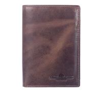 Greenburry Leather Purse Newport Wallet Coffee Dark Brown