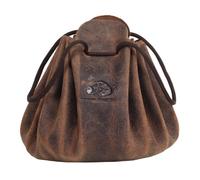 Greenburry Leather Vintage Coin Purse, 9.5 cm, Braun