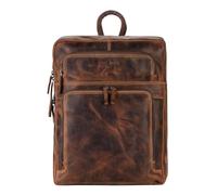 Greenburry leisure backpack laptop backpack with laptop compartment Vintage Business Backpack Project 1 Brown