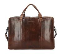 Greenburry Newport Briefcase Leather 43 cm Laptop compartment brown