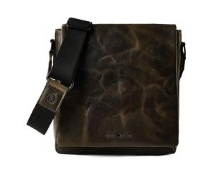 Greenburry Newport Messenger Leather 24 cm green