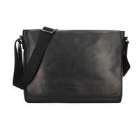 Greenburry Pure Black Messenger Leather 37 cm black