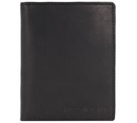 Greenburry Pure Black Wallet RFID protection Leather 10.5 cm black