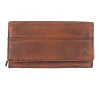 Greenburry Purse Destressed Long Wallet RFID Rusty Orange Terracotta